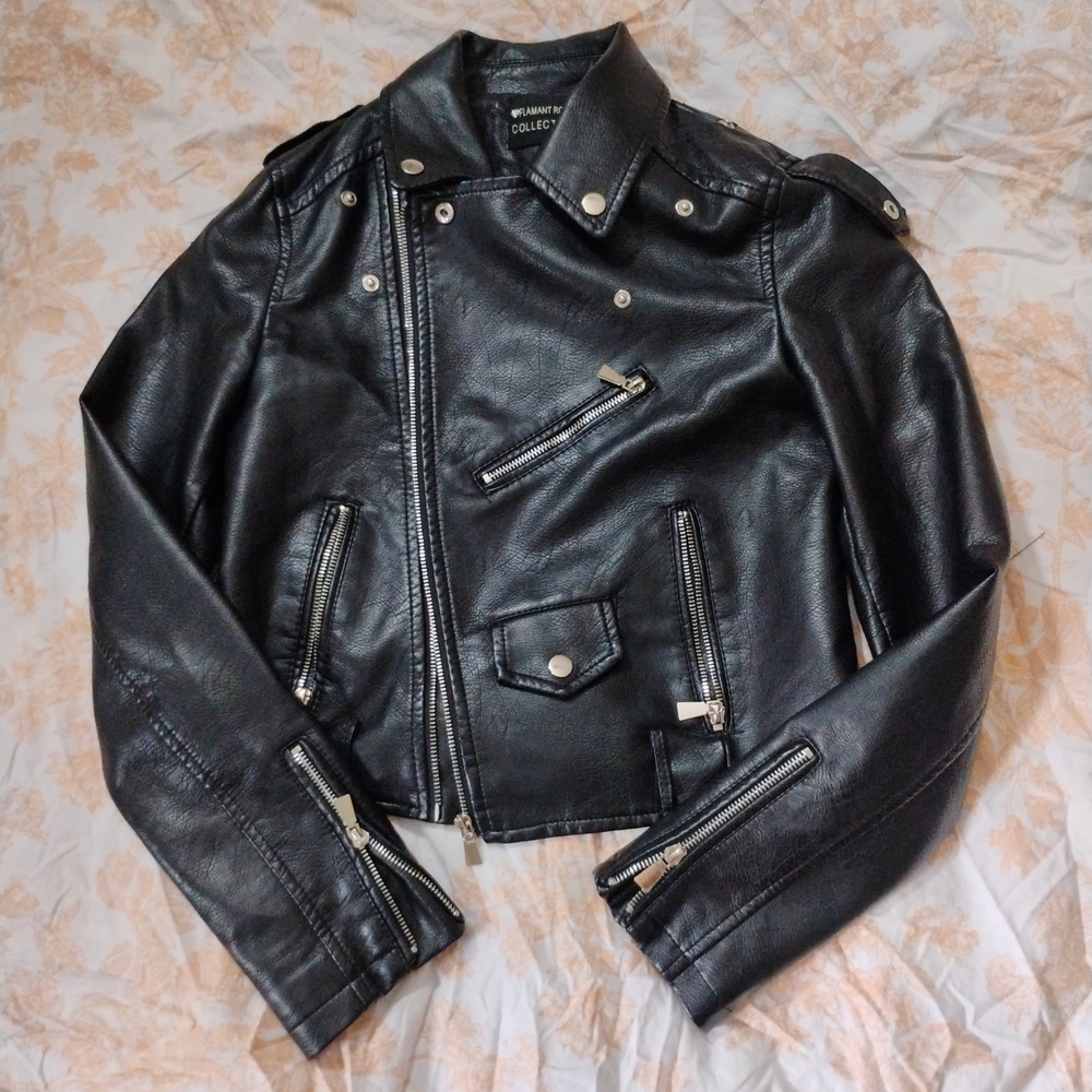 Dollhouse Black Leather Moto Jacket